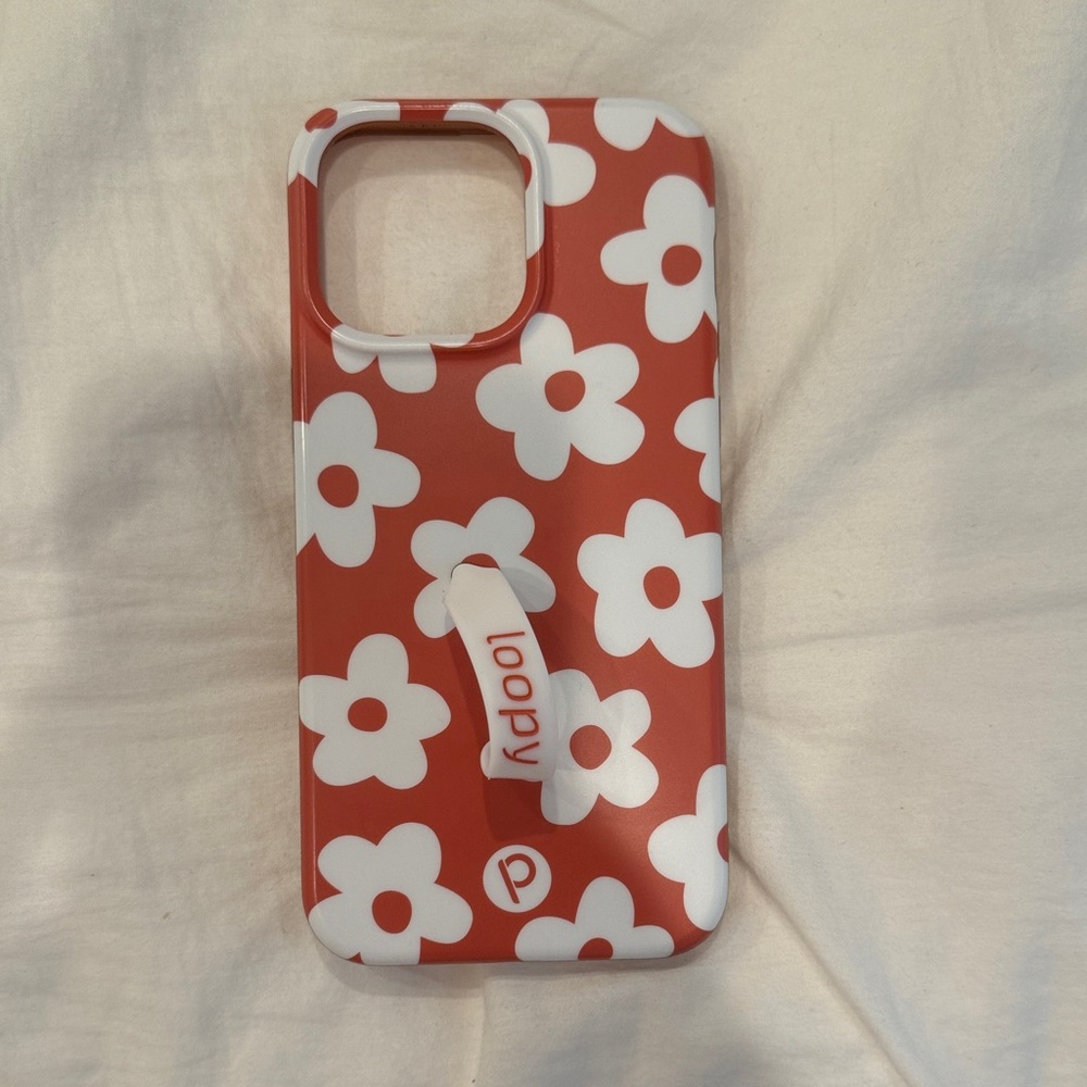 Loopy iPhone 15 pro max flower case